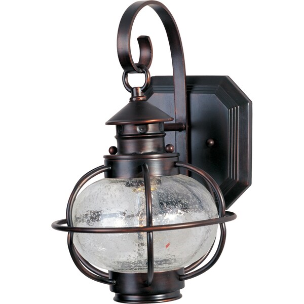 Maxim Lighting Portsmouth 1-Light 8" Wide Oil Rubbed Bronze Outdoor Wall Sconce 30502CDOI - main